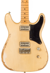 Guitare électrique forme str Rebelrelic Tux Monarch #62081 - Transparent Eden Yellow