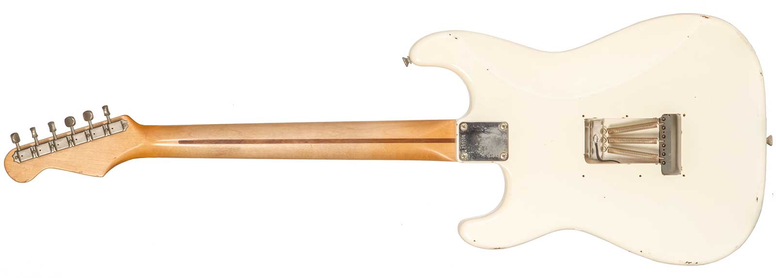 Rebelrelic S-series 1955 3s Trem Mn #231006 - Olympic White - Guitare Électrique Forme Str - Variation 1