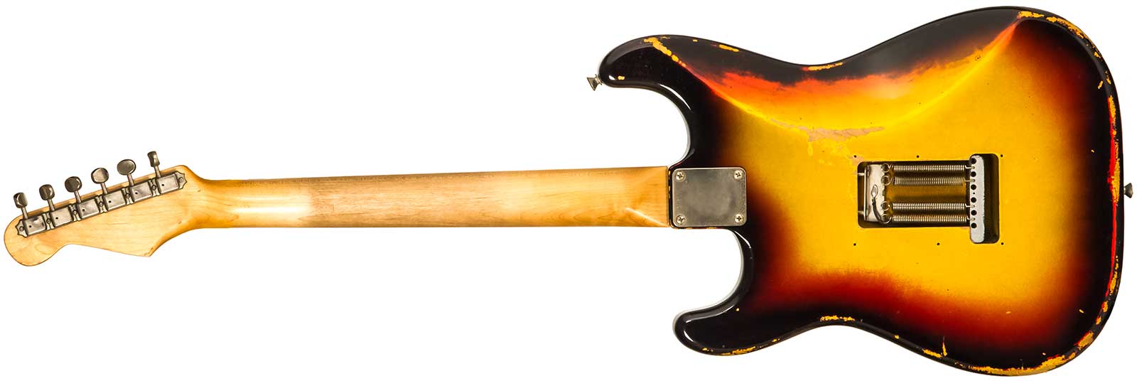 Rebelrelic S-series 1962 3s Trem Rw #231009 - 3-tone Sunburst - Guitare Électrique Forme Str - Variation 1