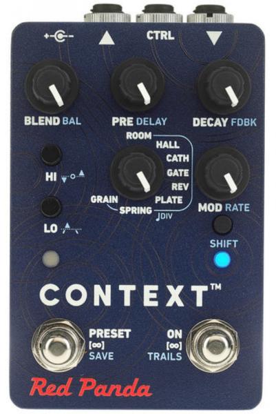 Red panda Context 2 Reverb Reverb, delay & echo effect pedal