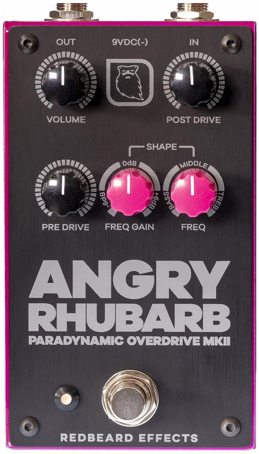 Redbeard Effects Angry Rhubarb Paradynamic Overdrive Mkii - PÉdale Overdrive / Distortion / Fuzz - Main picture