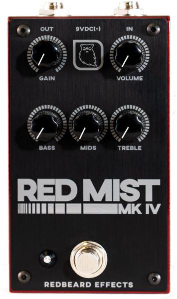 Pédale overdrive / distortion / fuzz Redbeard effects Red Mist MKIV Boost Distortion