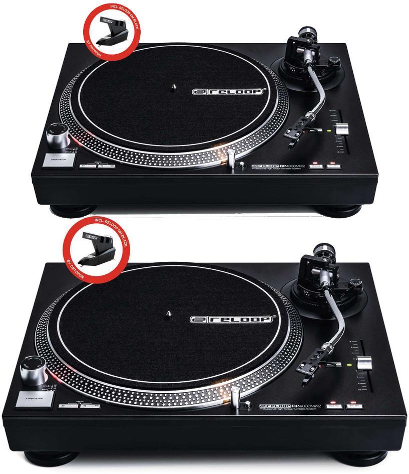 Set dj complet Reloop 2 x RP-4000 MK2 +