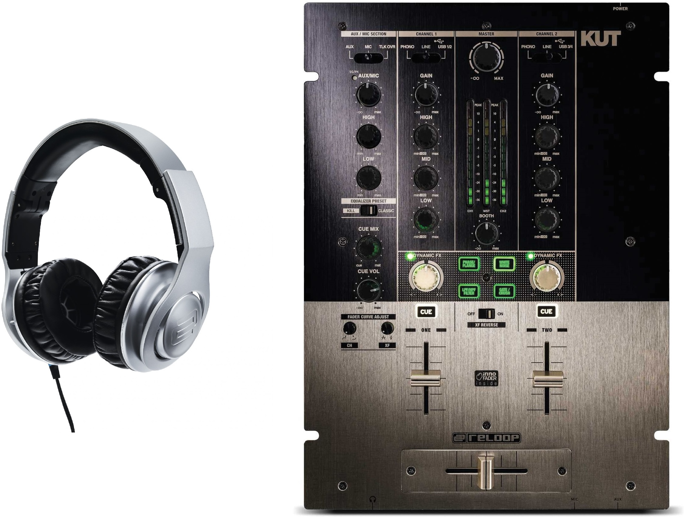 Reloop Kut + Rhp 30 Silver - Pack Dj - Main picture