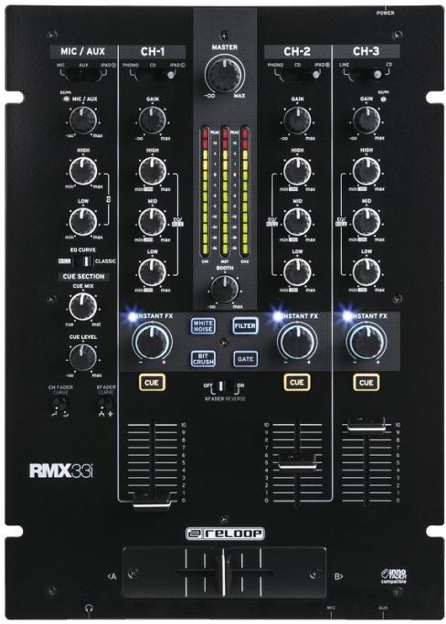 Table de mixage dj Reloop RMX-33i