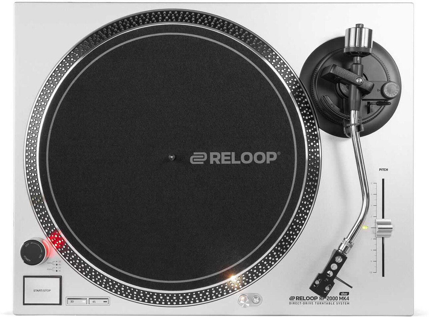 Reloop Rp-2000 Mk4 Silver - Platine Vinyle - Main picture