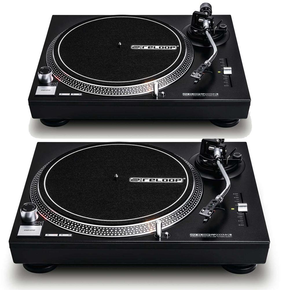 Set dj complet Reloop RP-2000 USB MK2 x2
