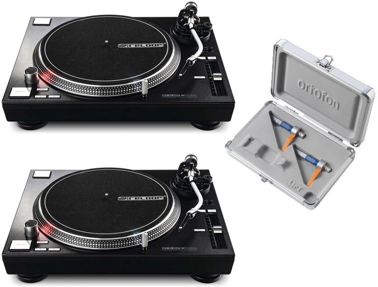 Autre pack dj Reloop RP-7000 MK2 Black X2 + Ortofon Concorde MKII Twin DJ