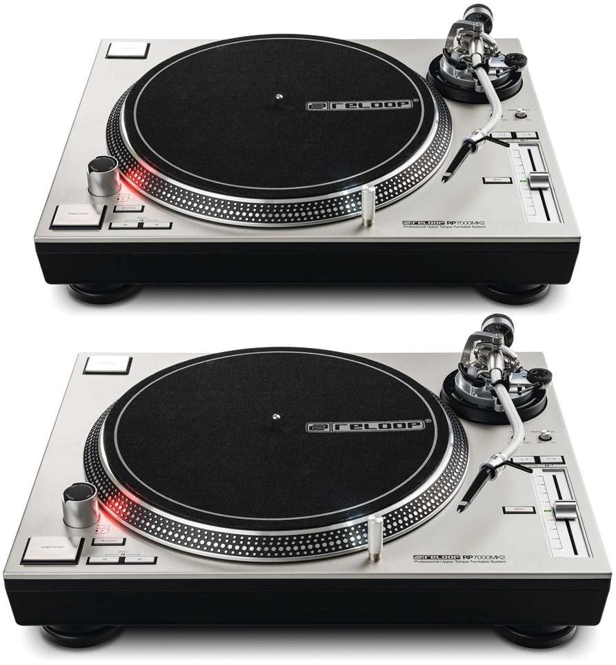 Set dj complet Reloop RP-7000 MK2 Silver X2
