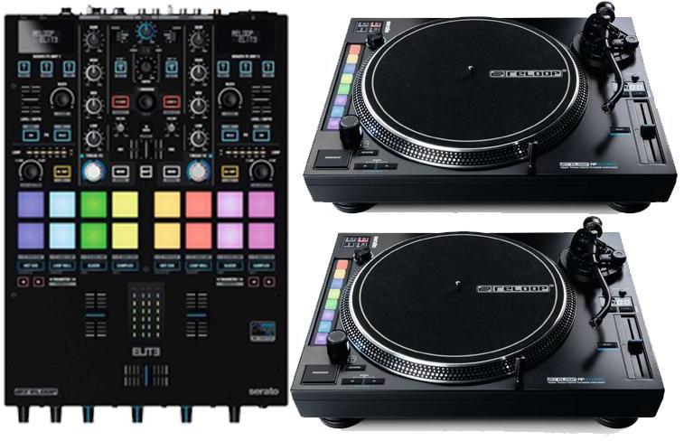 Set dj complet Reloop RP-8000 MK2 X2 + Elite
