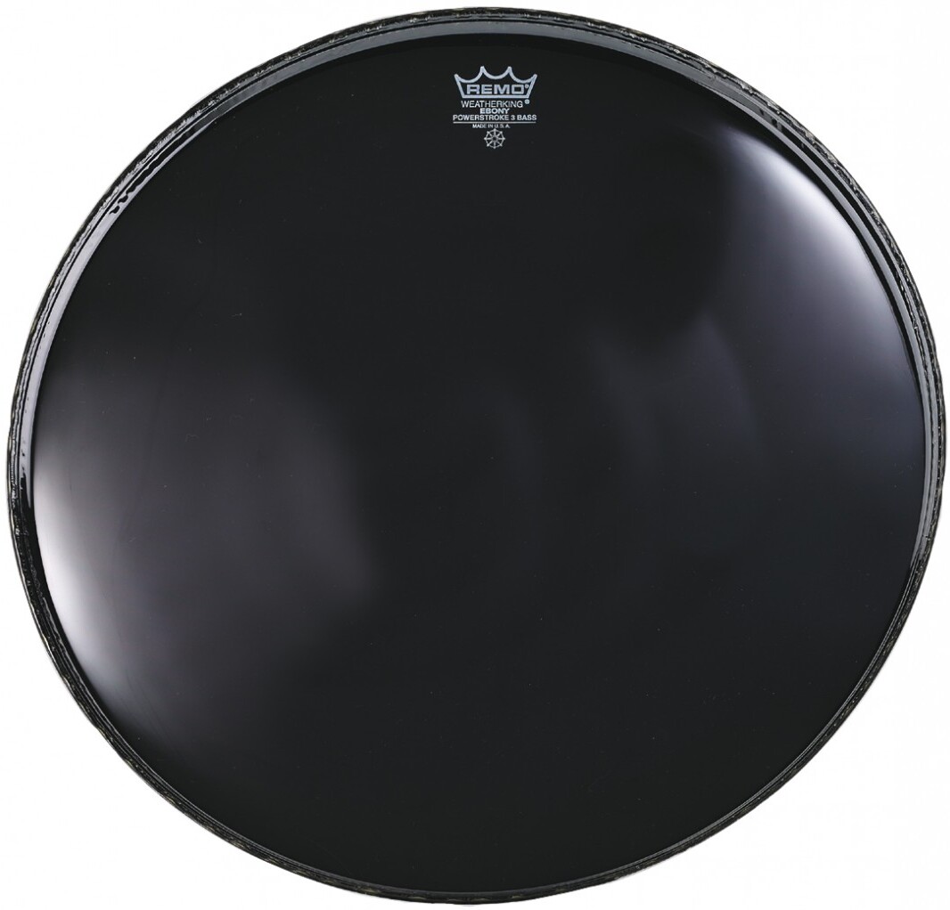 Remo P3-1018-es P3/ebony G.caisse + Dynamo - 18 Pouces - Peau Grosse Caisse - Main picture