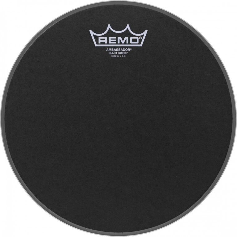Remo Ambassador Black Suede 10 - 10 Pouces - Peau Caisse Claire - Main picture