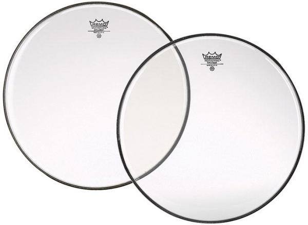 Peau tom Remo Ambassador Transparent Tom - 18 pouces