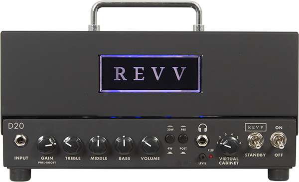 Revv D20 Head 20w - Ampli Guitare Électrique TÊte / PÉdale - Main picture