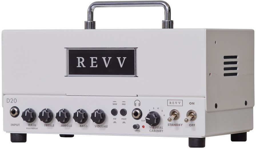 Revv D20 Head 20w White - Ampli Guitare Électrique TÊte / PÉdale - Main picture