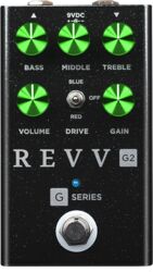Pédale overdrive / distortion / fuzz Revv G2 Black Sparkle