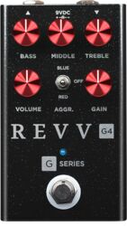 Pédale overdrive / distortion / fuzz Revv G4 Black Sparkle