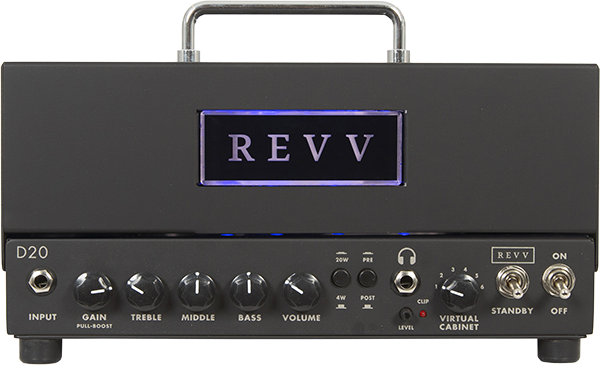 Tête ampli guitare électrique Revv D20 Head 20W