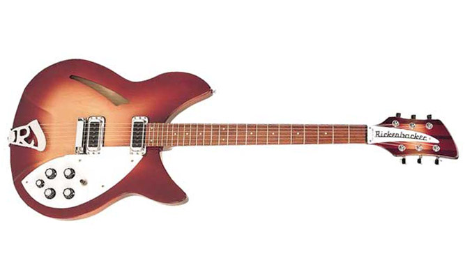 Rickenbacker 330fg - Fireglo - Guitare Électrique 1/2 Caisse - Variation 1
