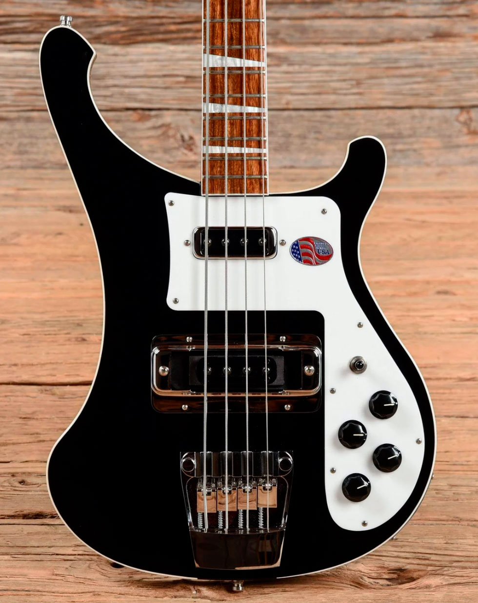 Rickenbacker 4030s Short Scale Shsc Rw - Jetglo - Basse Électrique Solid Body - Variation 2