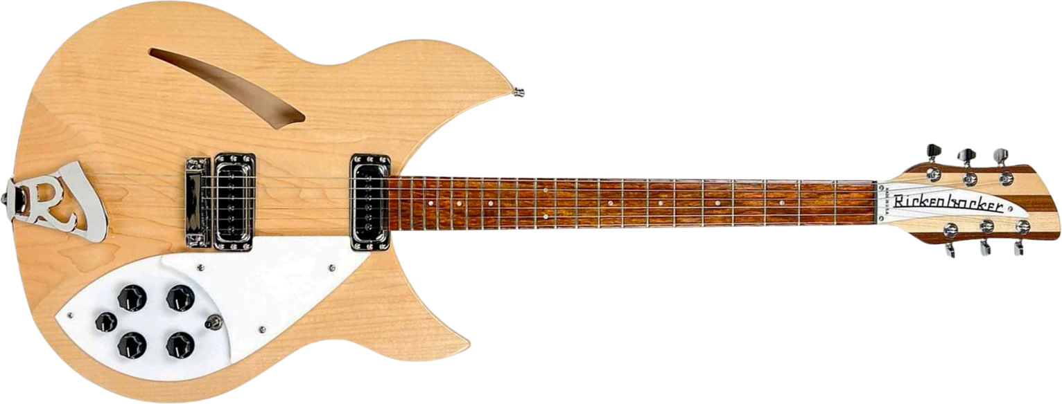Rickenbacker Model 330 Mg 2s Ht Rw - Natural - Guitare Électrique 1/2 Caisse - Main picture