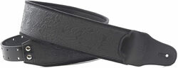 Sangle courroie Righton straps Bassman B-SANDOKAN Guitar/Bass Strap - Black