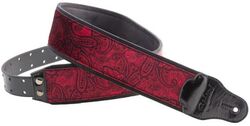 Sangle courroie Righton straps Courroie velours Righton J-Paisley rouge