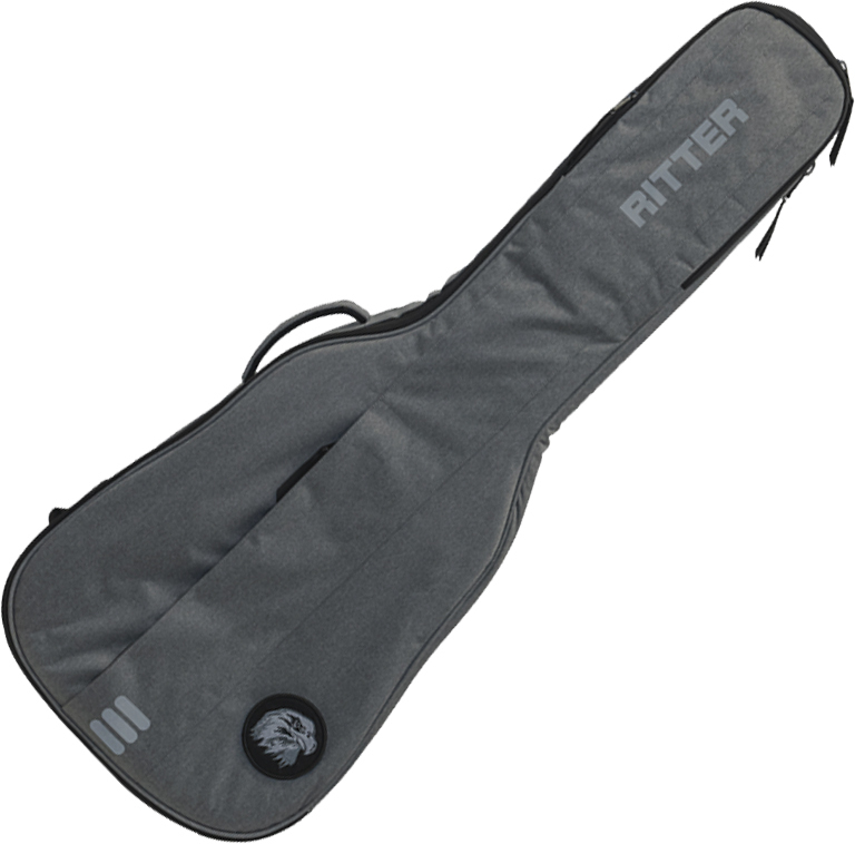 Ritter Carouge Rgc3-f.egr Folk Dreadnought Auditorium Guitar Bag Elephant Grey - Housse Guitare Acoustique - Main picture