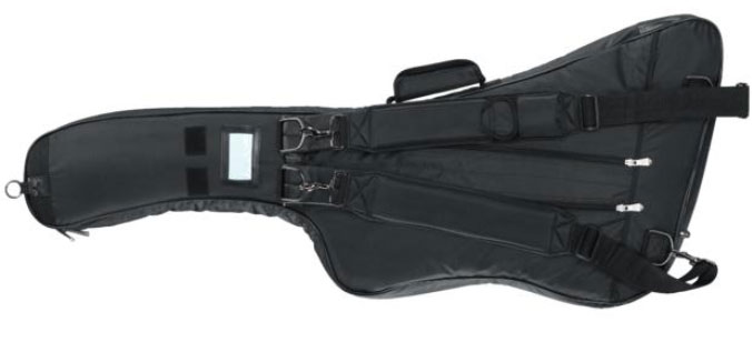 Rockbag Premium Rb 20620 B/plus Xp Style Electric Guitar Gig Bag Explorer Black - Housse Guitare Électrique - Variation 1
