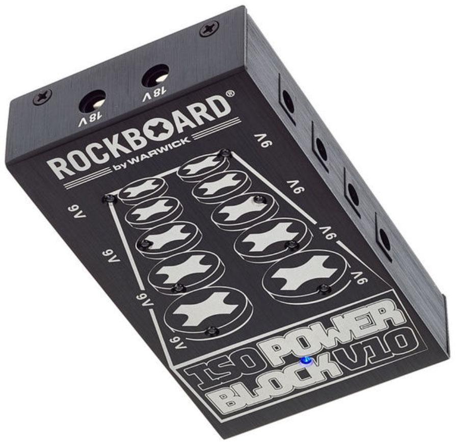 Alimentations pédales Rockboard ISO Power Block V10