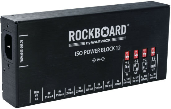 Rockboard Power Block Iso V12 Iec, 9 À 18v, 100/230 Volt - Alimentations PÉdales - Main picture
