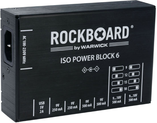 Rockboard Power Block Iso V6 Iec, 9 À 18v, 100/230 Volt - Alimentations PÉdales - Main picture