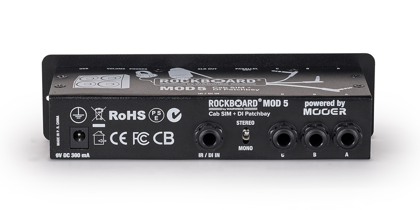 Rockboard Patchbay Avec Cab Et Di Module 5 - Divers Accessoires & PiÈces Pour Effets - Variation 1