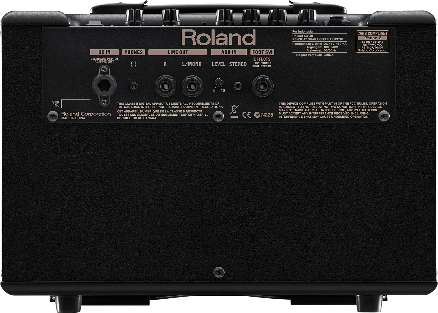 Roland Ac-40 Black - Combo Ampli Acoustique - Variation 6