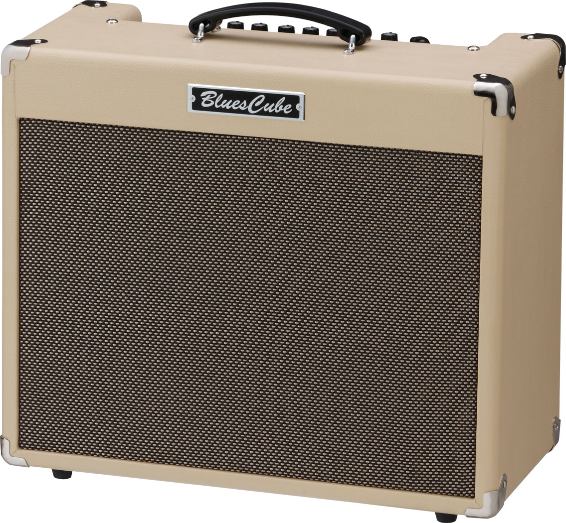 Roland Blues Cube Stage 2014 60w 1x12 White - Ampli Guitare Électrique Combo - Variation 1