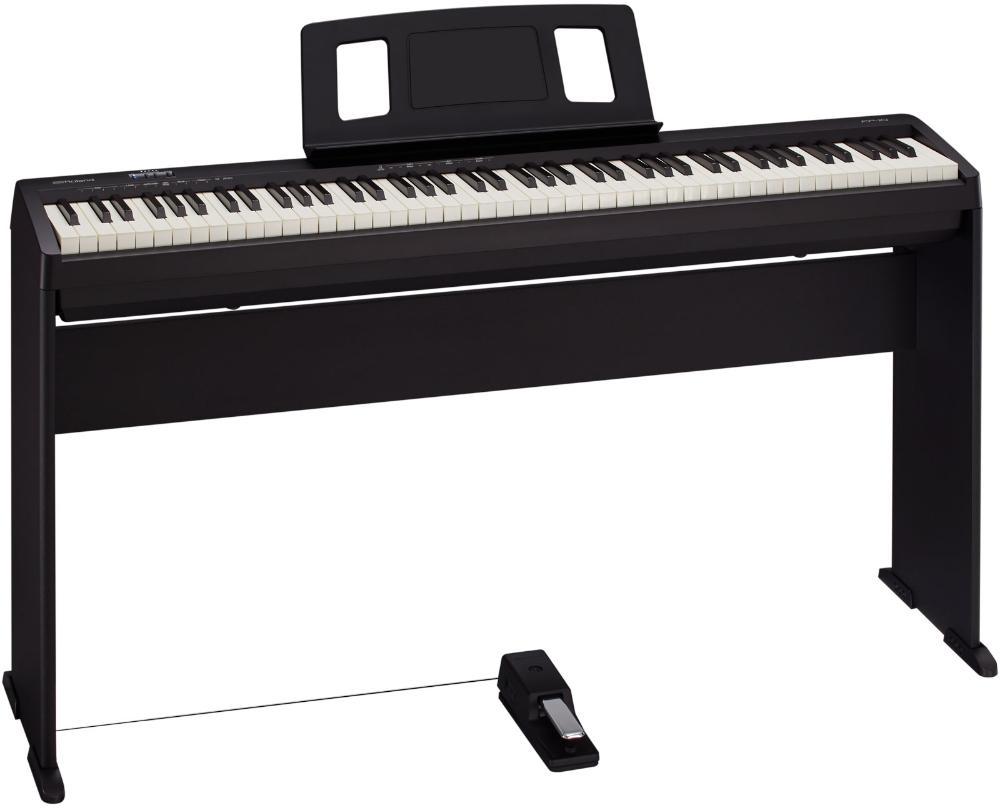 Piano numérique portable Roland FP-10 BK + Stand  KSCFP10