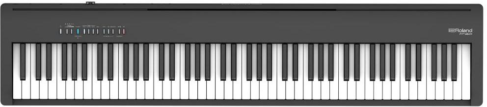 Piano numérique portable Roland FP-30X BK - Noir