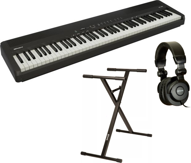 Roland Fp-40  + Stand + Casque - Noir - Pack Clavier - Main picture