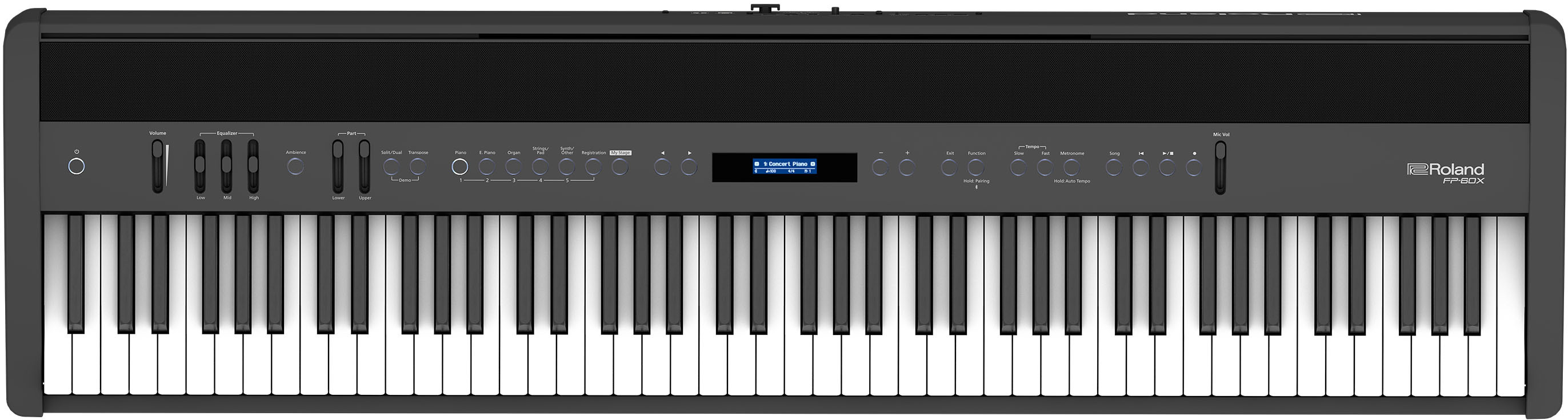 Roland Fp-60x Bk - Piano NumÉrique Portable - Main picture