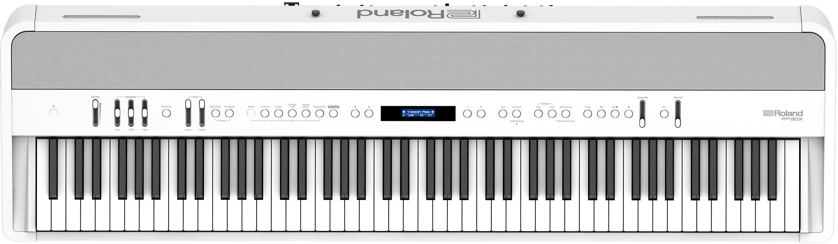 Piano numérique portable Roland FP-90X WH