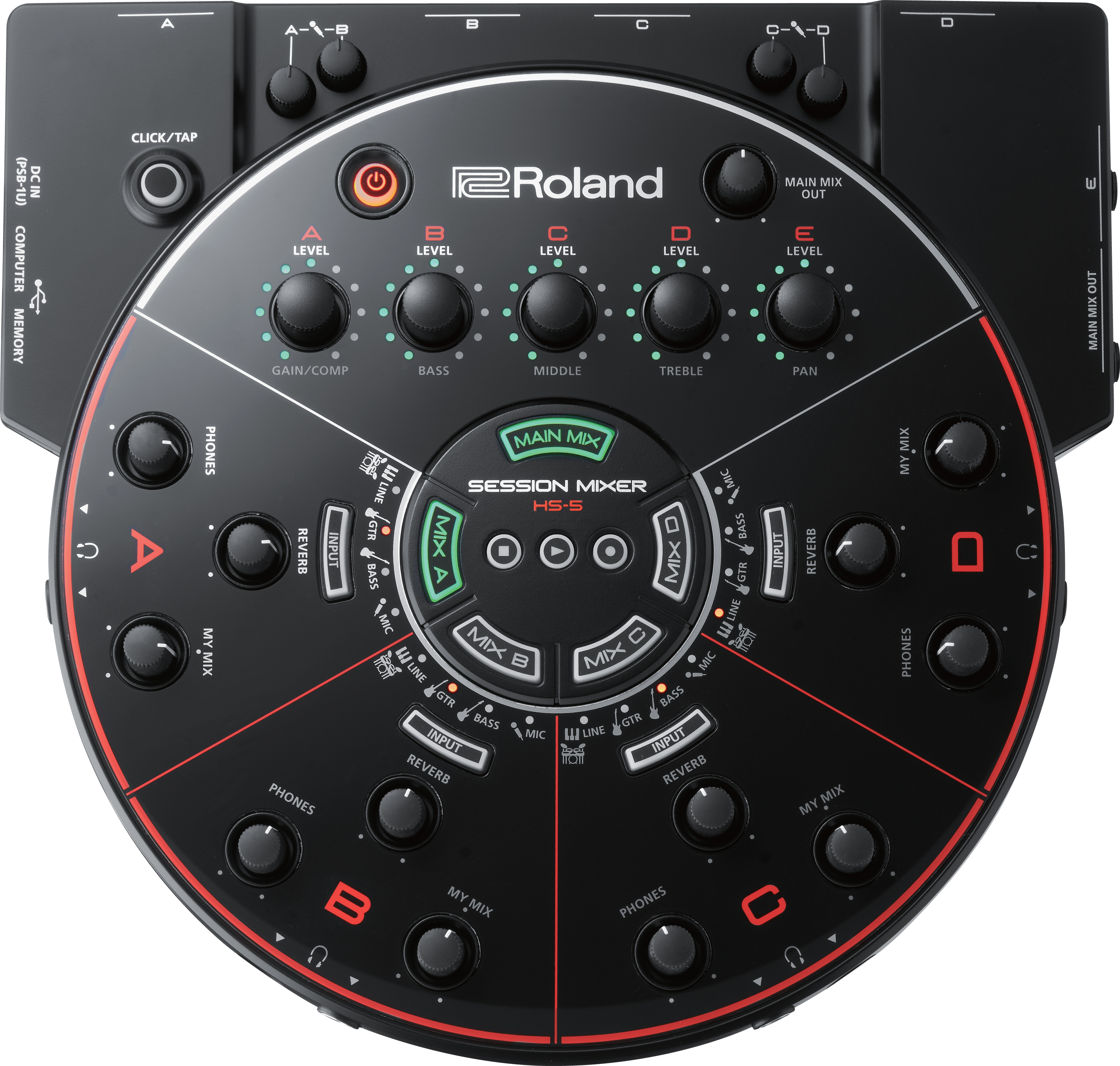Roland Hs 5 Session Mixer - ContrÔleur De Monitoring - Main picture