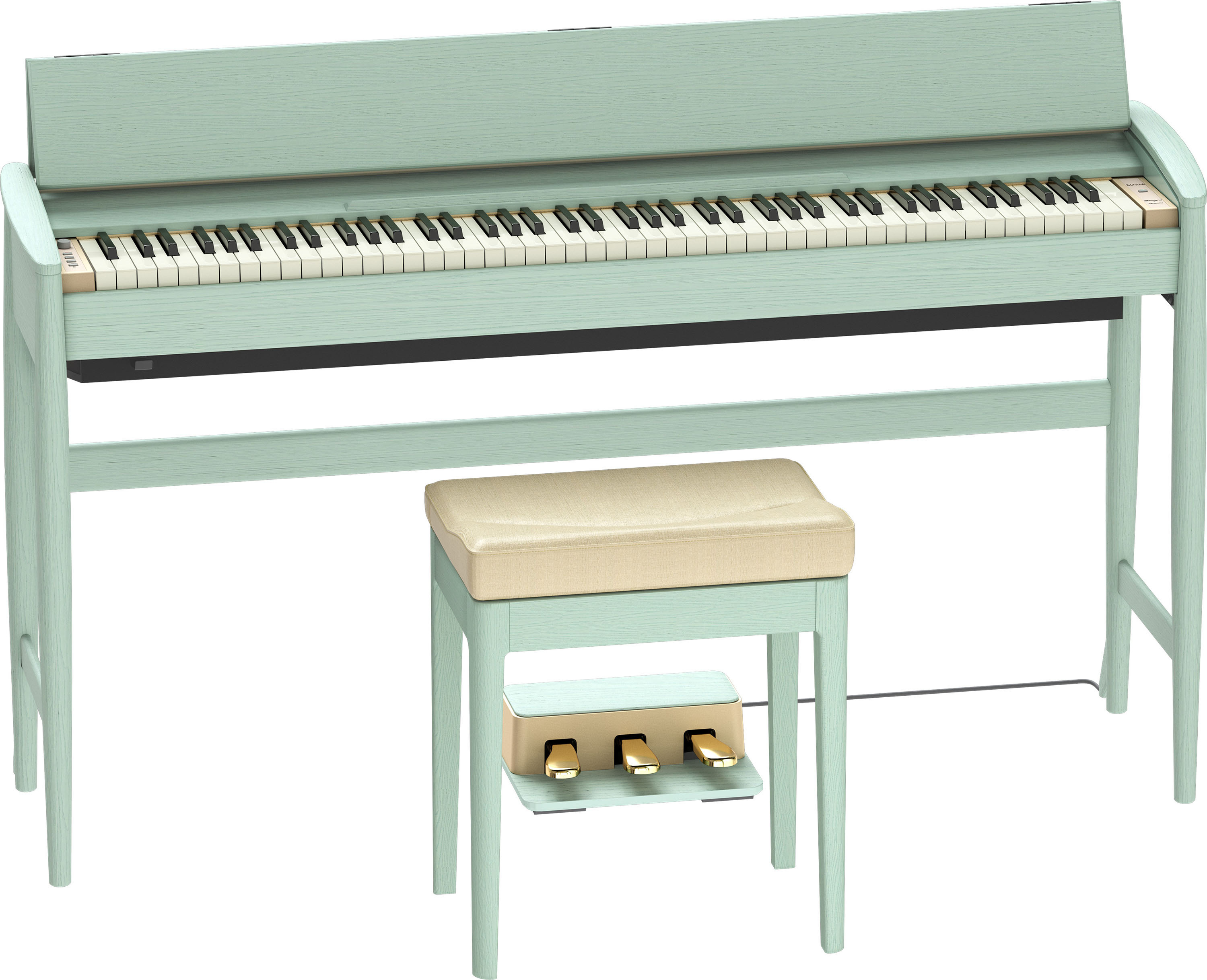 Roland Kiyola Kf-20 - Vert Celadon - Piano NumÉrique Meuble - Main picture