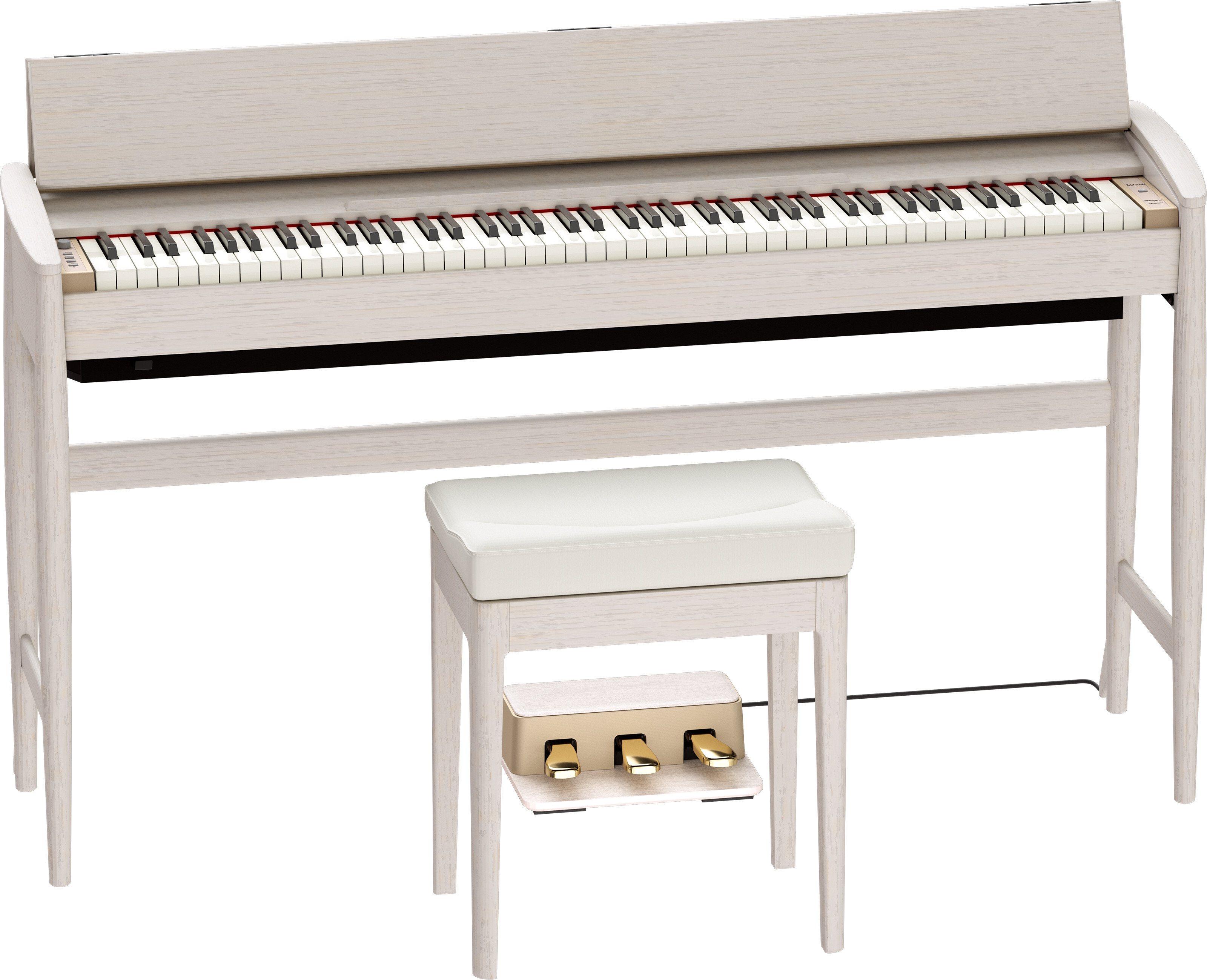 Roland Kiyola Kf-20 - Blanc Pur - Piano NumÉrique Meuble - Main picture