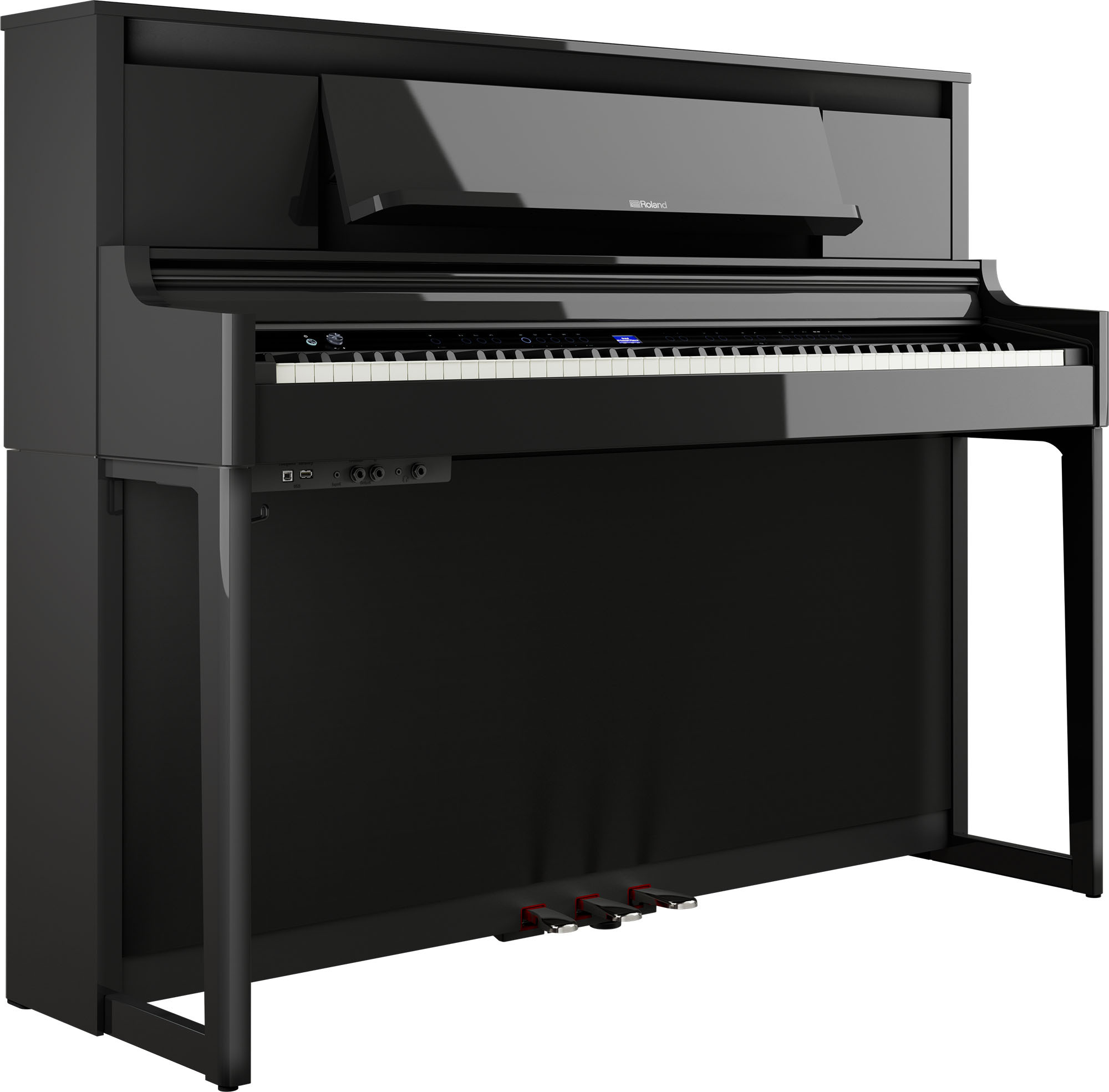 Roland Lx-6 Pe - Polished Ebony - Piano NumÉrique Meuble - Main picture