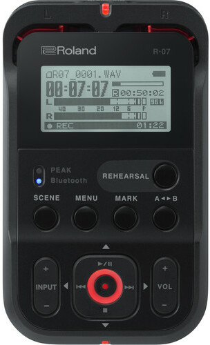 Roland R-07-bk - Enregistreur Portable - Main picture