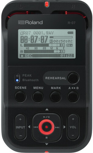 Roland R-07-bk - Enregistreur Portable - Main picture
