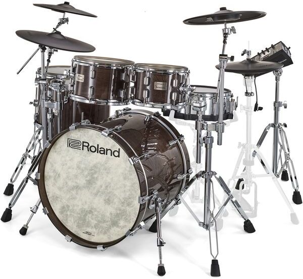 Roland Vad716 Batterie V-drums Acoustic Design Gloss Ebony - Kit Batterie Électronique - Main picture