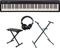 Piano numérique portable Roland FP-10 BK  + Casque + Stand + Banquette