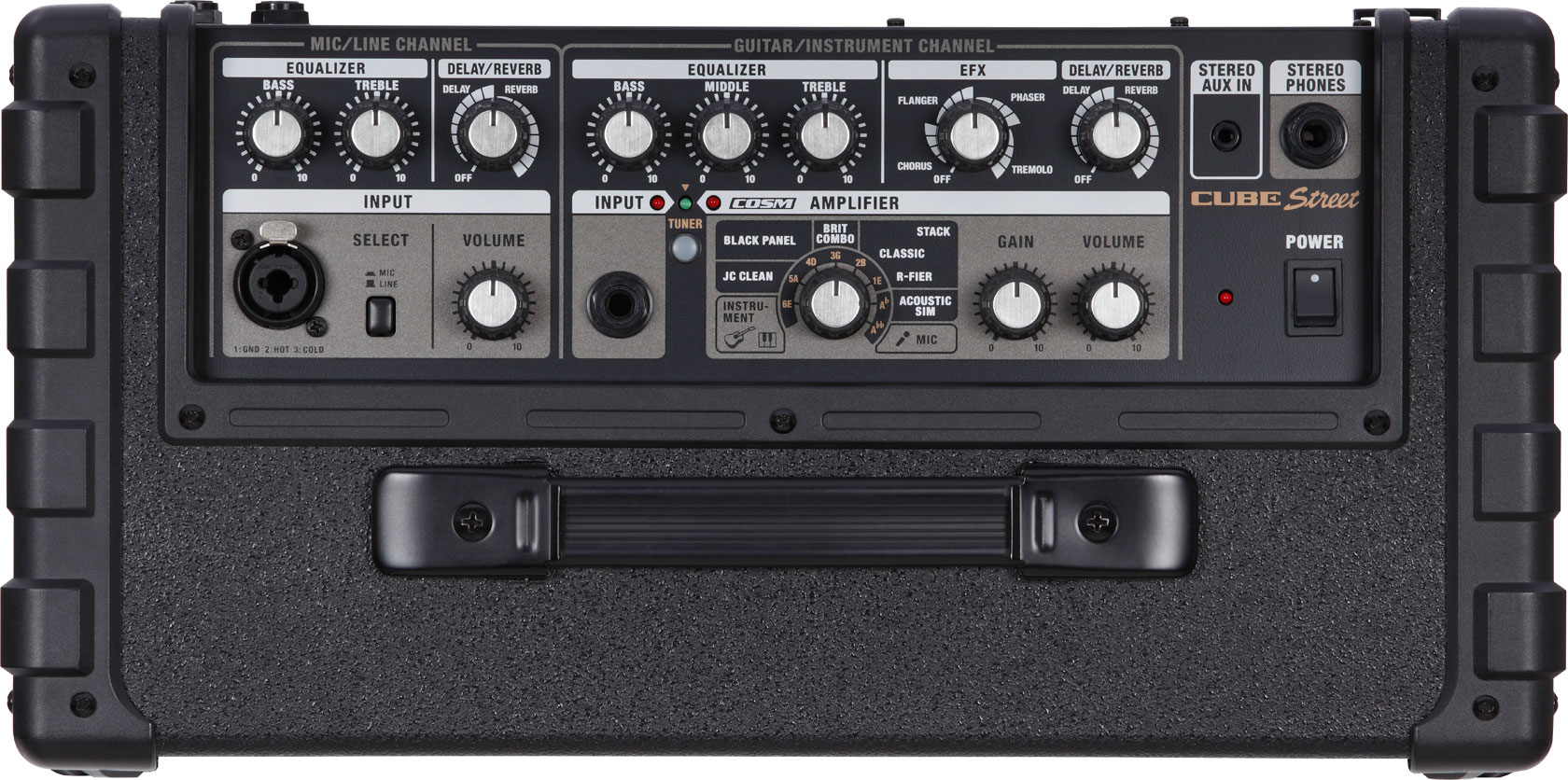 Roland Cube Street Battery Stereo Amplifier 2x25w 2x8 Black - Ampli Guitare Électrique Combo - Variation 1