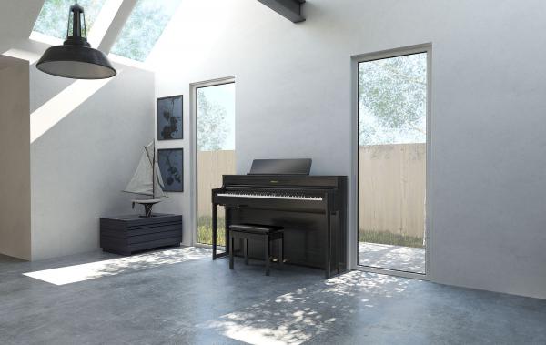 Piano numérique meuble Roland HP 702 CH NOIR MAT